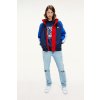 Bunda - TJM BADGE COLORBLOCK JACKET modrá