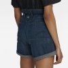 Overal - Utility Boyfriend Short Overall modrý
