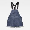 Overal - Utility Boyfriend Short Overall modrý