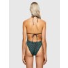 Plavky - Diesel BFSWRHIAS SWIMSUIT zeleno-čierne