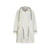 Parka - ICON COTTON POLY BRODERIE PARKA biela