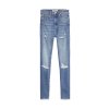 Rifle - Tommy Jeans RiRiSYLVIA HR SPR SKNY AE715 LBSD bledomodré