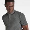 Polo tričko - G-star RAW Dunda slim stripe polo s\s zelená