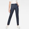Nohavice - Bronson high skinny chino wmn modré