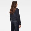 Mikina - High turtle neck loose wmn tmavomodrá
