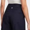 Krátke nohavice - Pleated high short wmn tmavomodré