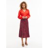 Sukňa - VISCOSE MIDI SKIRT kvetinová