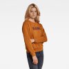 Mikina - G-star RAW Pacior sweat r oranžová