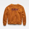 Mikina - G-star RAW Pacior sweat r oranžová