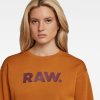 Mikina - G-star RAW Pacior sweat r oranžová