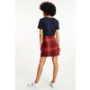 Sukňa - Tommy Hilfiger  WOOL SHADOW CHECK SHORT SKIRT červená