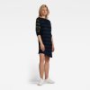 Šaty - Cross v stripe r dress knit viacfarebné