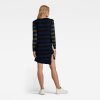 Šaty - Cross v stripe r dress knit viacfarebné