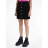 Sukňa - TJW CORD BUTTON THRU MINI SKIRT čierna