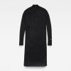 Šaty - G-star Rib mock dress knit čierne