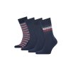 Ponožky - TH MEN SOCK 4P TIN GIFTBOX STRIPE modré