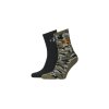 Ponožky - CK MENS 2PK MONOGRAM CAMO CUSHION CREW JADEN dvojbalenie