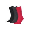 Ponožky - CK MEN CREW 3P COMBED FLAT KNIT ERIC viacfarebné