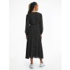 Šaty - Tommy Hilfiger GEORGETTE WRAP MIDI DRESS LS čierne