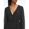 Šaty - Tommy Hilfiger GEORGETTE WRAP MIDI DRESS LS čierne