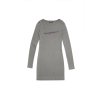 Šaty - D-TANK-LS-IND DRESS sivé