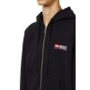 Mikina - S-GINN-HOOD-ZIP-DIV SWEAT čierna
