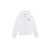 Mikina - S-GINN-HOOD-ZIP-DIV SWEAT biela