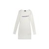 Šaty - D-TANK-LS-IND DRESS biele