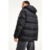 Bunda - TJM ASYMMETRIC ZIP PUFFER čierna