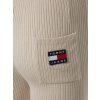 Tepláky - TJW A-LINE RIB BADGE PANT béžové