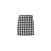 Sukňa - WOOL BLEND HOUNDST SHORT SKIRT vzorovaná