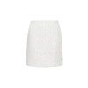 Sukňa - WOOL BLEND HERRINGB SHORT SKIRT bordová