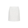 Sukňa - WOOL BLEND HERRINGB SHORT SKIRT šedá
