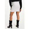 Sukňa - WOOL BLEND HERRINGB SHORT SKIRT bordová