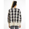 Sveter - HOUNDSTOOTH RELAXED C-NK SWEATER biely
