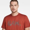 Tričko - G-star RAW 7411 C&ampS tee oranžové