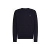 Mikina - PANELLED HILFIGER PRINT CREWNECK modrá