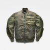 Bunda - Chest pocket pm bomber zelená