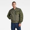 Bunda - Chest pocket pm bomber zelená