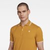 Polo tričko - Dunda slim stripe polo s\s žlté
