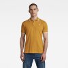 Polo tričko - Dunda slim stripe polo s\s žlté