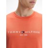 Tričko - TOMMY LOGO TEE oranžové