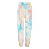 Tepláky - TJW MULTI TIE DYE SWEATPANT biele