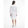 Šaty - ORG COTTON KNEE SHIRT DRESS LS biele