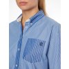 Košeľa - ORG CO STRIPE OVERSIZED SHIRT LS modrá