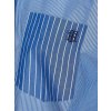 Košeľa - ORG CO STRIPE OVERSIZED SHIRT LS modrá