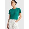 Tričko - REGULAR HILFIGER C-NK TEE SS zelené