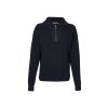 Sveter - HAYANA CABLE ZIP-UP SWEATER modrý