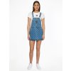 Šaty - DENIM DUNGAREE DRESS CF8011 modré