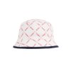 Klobúk - TJW ITEM REVERSIBLE BUCKET HAT biely